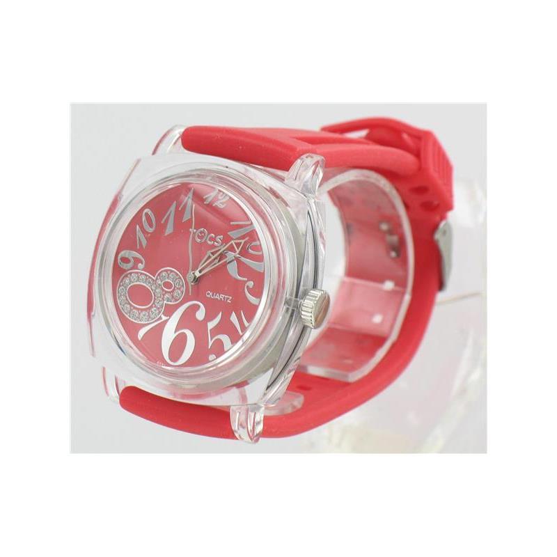 Red Men's 40003 Watch w/ Transparent Case WW02298N