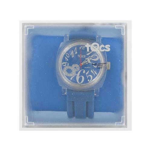 Men's Blue 40003 Watch w/ Transparent Case WW02300N