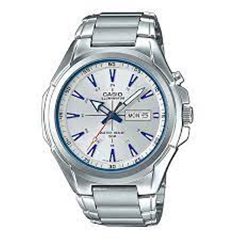 Casio Super Illuminator Silver Dial MTP-E200D-7A2VDF WW04031N 