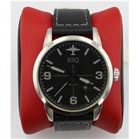 ESQ BLK FACE, LEATHER BAND 07301392