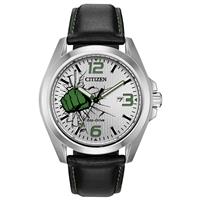 Citizen Men's Eco-Drive Marvel Hulk Limited Edition 45mm Watch AW1431-24W AW1431-24W