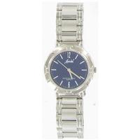 Speidel Silver Tone Blue Dial Watch WW00591N